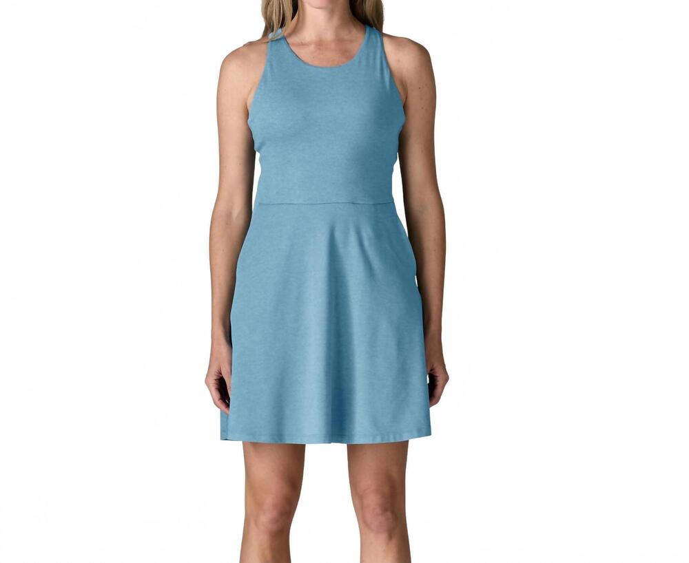 NEW PATAGONIA seabrook dress in shore blue